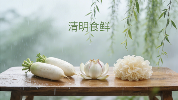 “清明吃三白，一年病不来”！顺时而食，祛湿润肺，方得安康