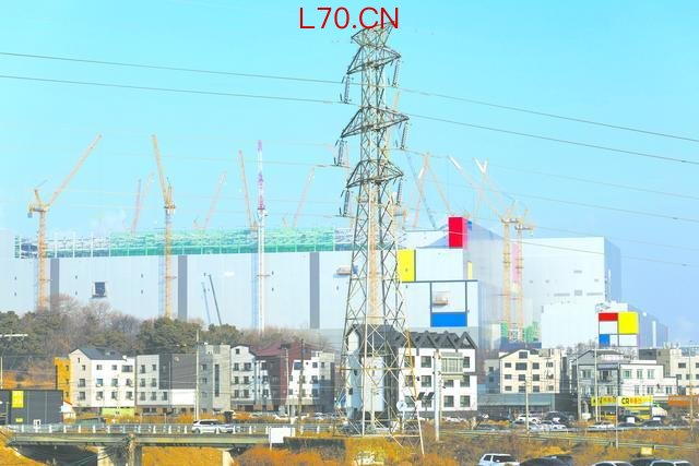 韩国京畿道平泽市，三星电子半导体工厂。（视觉中国）