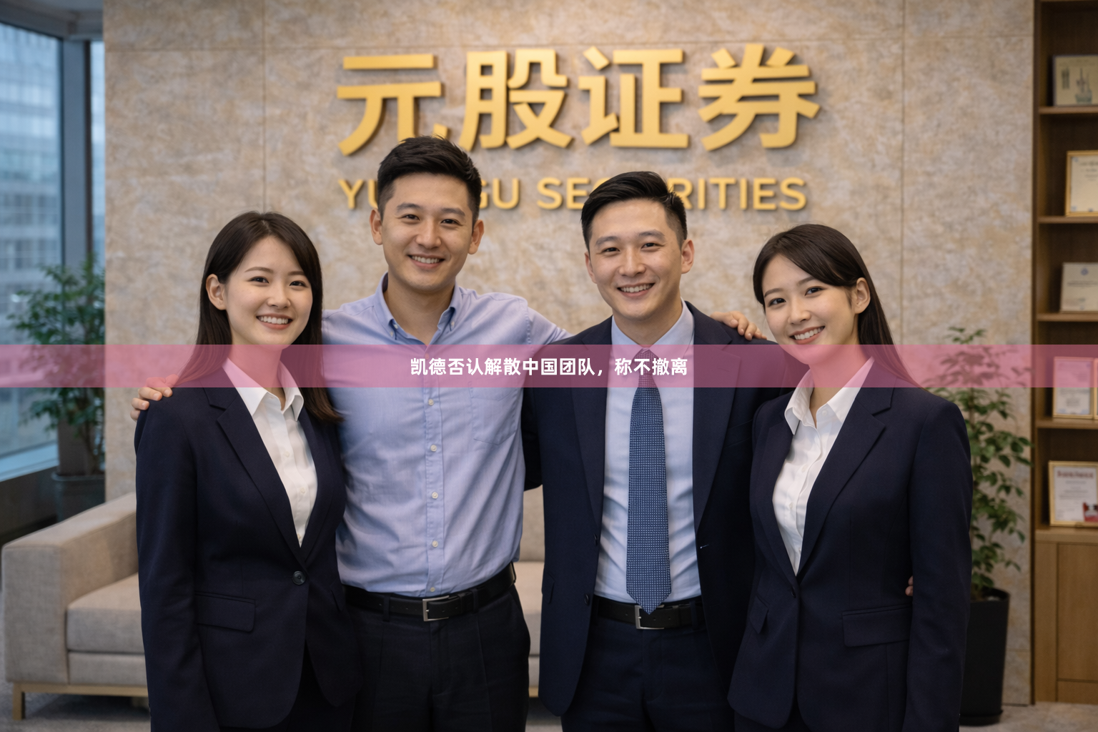 凯德否认解散中国团队，称不撤离