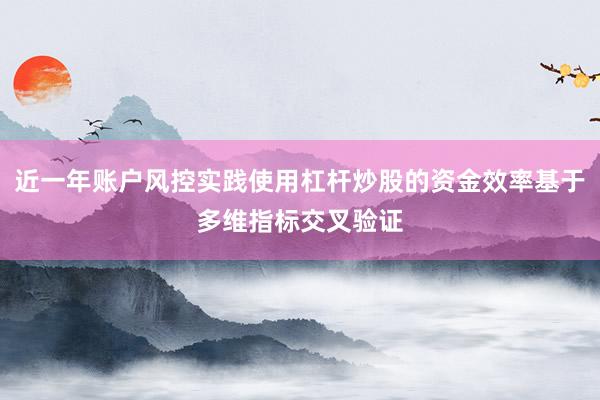近一年账户风控实践使用杠杆炒股的资金效率基于多维指标交叉验证