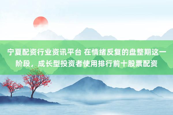 宁夏配资行业资讯平台 在情绪反复的盘整期这一阶段，成长型投资者使用排行前十股票配资